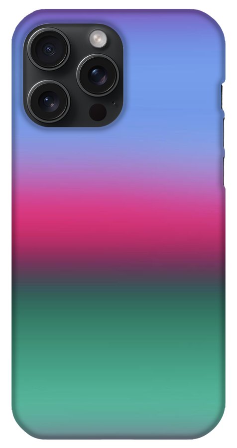 Pink Blue Green Gradient - Phone Case