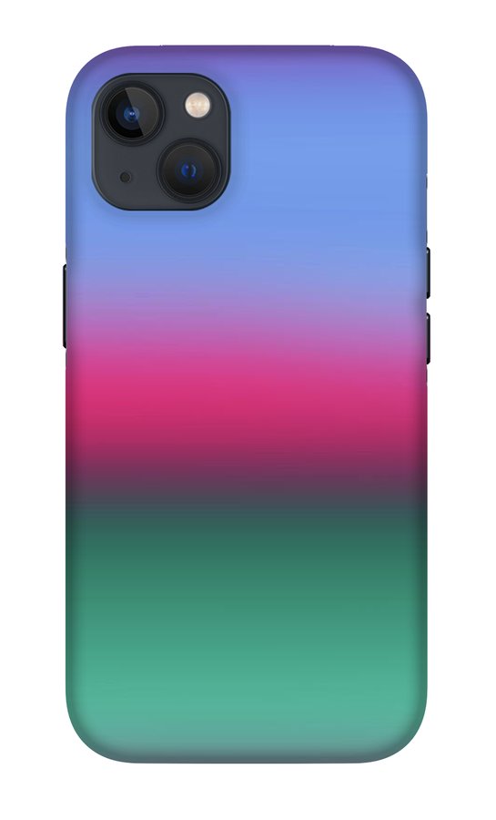Pink Blue Green Gradient - Phone Case