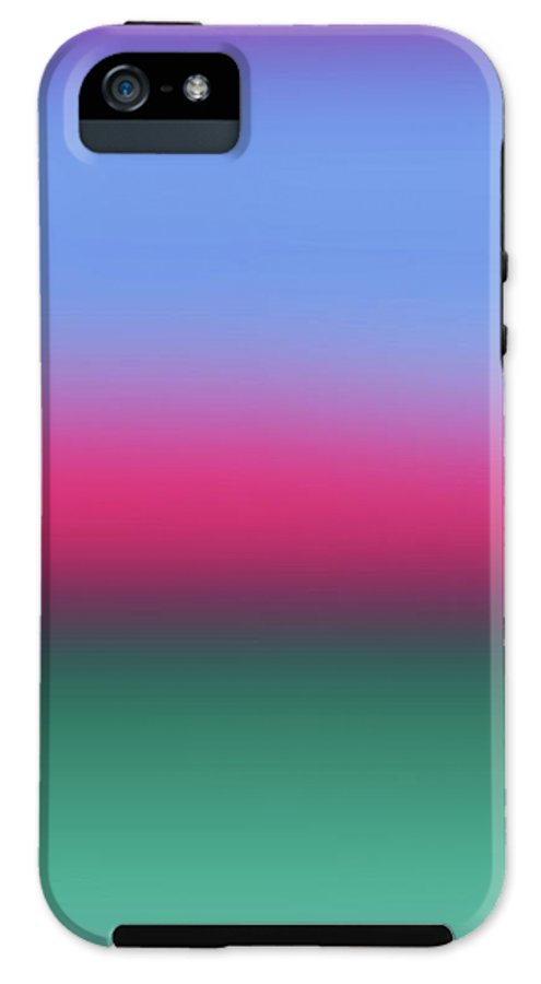 Pink Blue Green Gradient - Phone Case