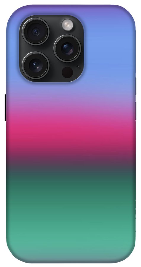 Pink Blue Green Gradient - Phone Case