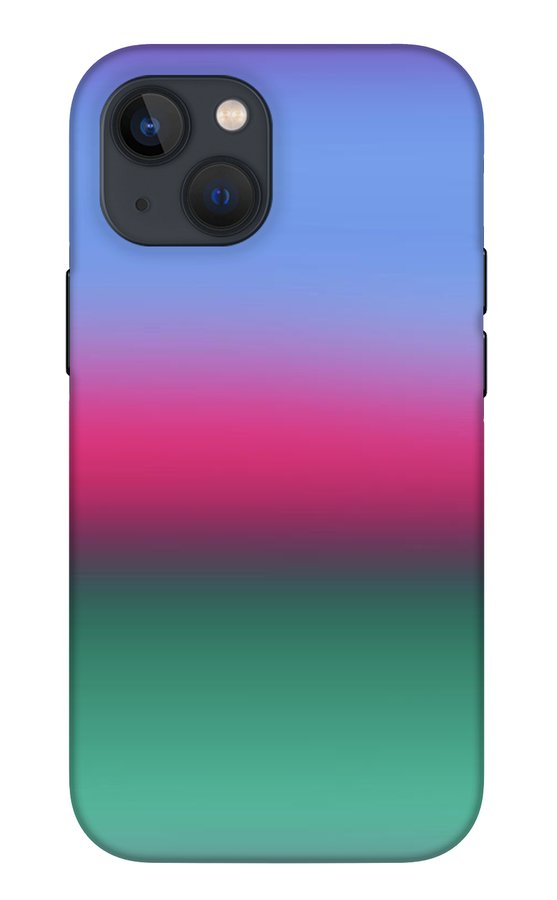 Pink Blue Green Gradient - Phone Case