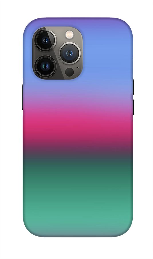 Pink Blue Green Gradient - Phone Case