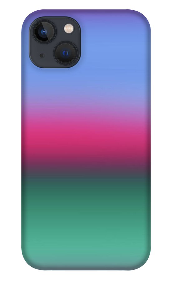 Pink Blue Green Gradient - Phone Case