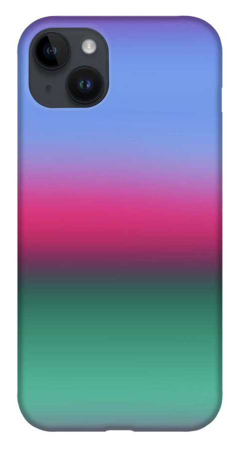Pink Blue Green Gradient - Phone Case