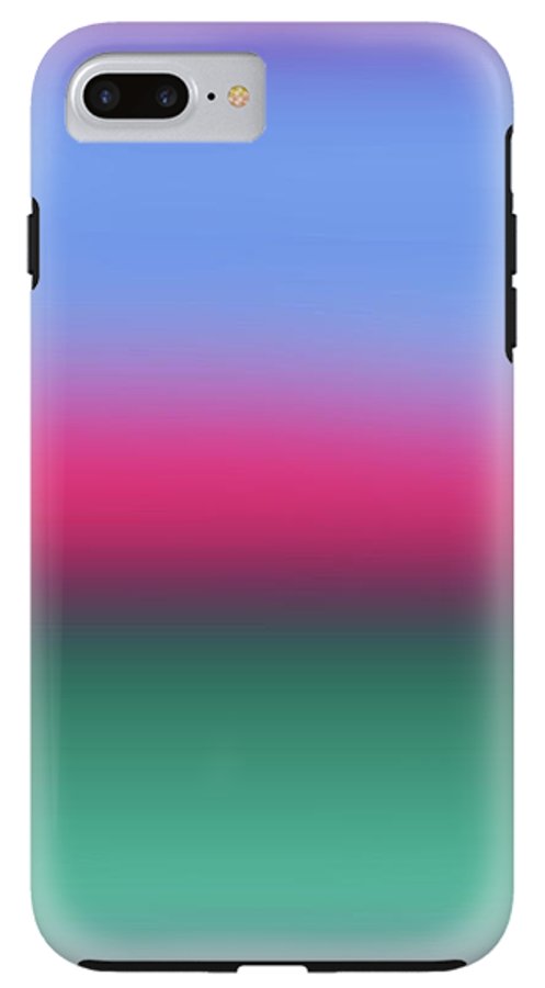 Pink Blue Green Gradient - Phone Case