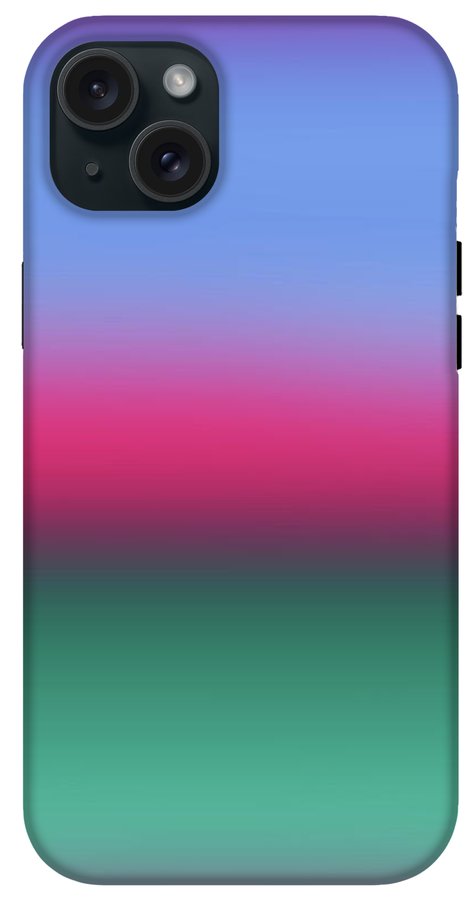 Pink Blue Green Gradient - Phone Case