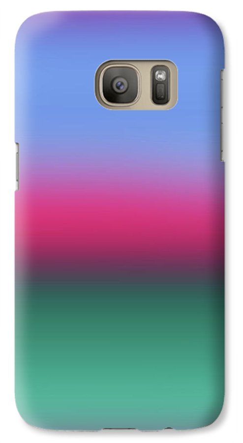 Pink Blue Green Gradient - Phone Case