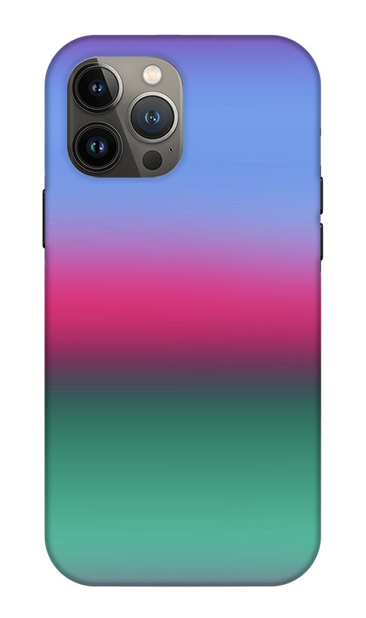 Pink Blue Green Gradient - Phone Case