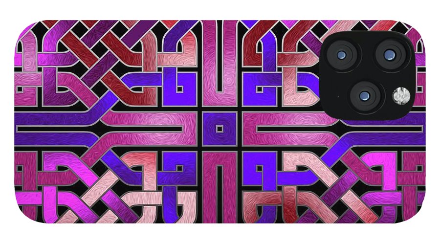 Pink Celtic Knot Square - Phone Case
