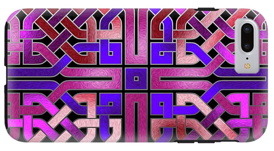 Pink Celtic Knot Square - Phone Case