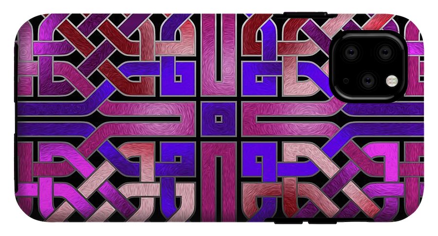 Pink Celtic Knot Square - Phone Case