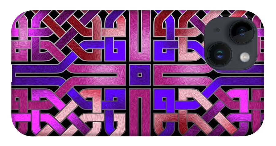 Pink Celtic Knot Square - Phone Case