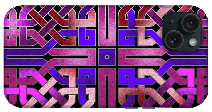 Pink Celtic Knot Square - Phone Case