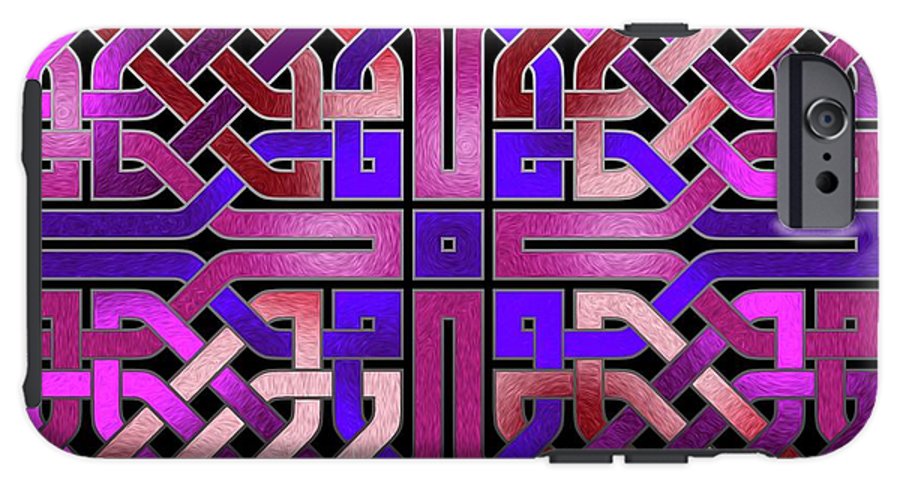 Pink Celtic Knot Square - Phone Case