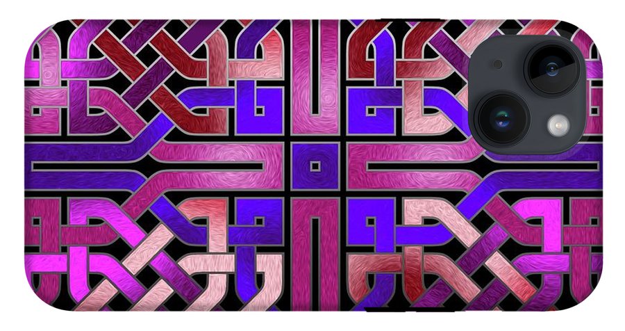 Pink Celtic Knot Square - Phone Case