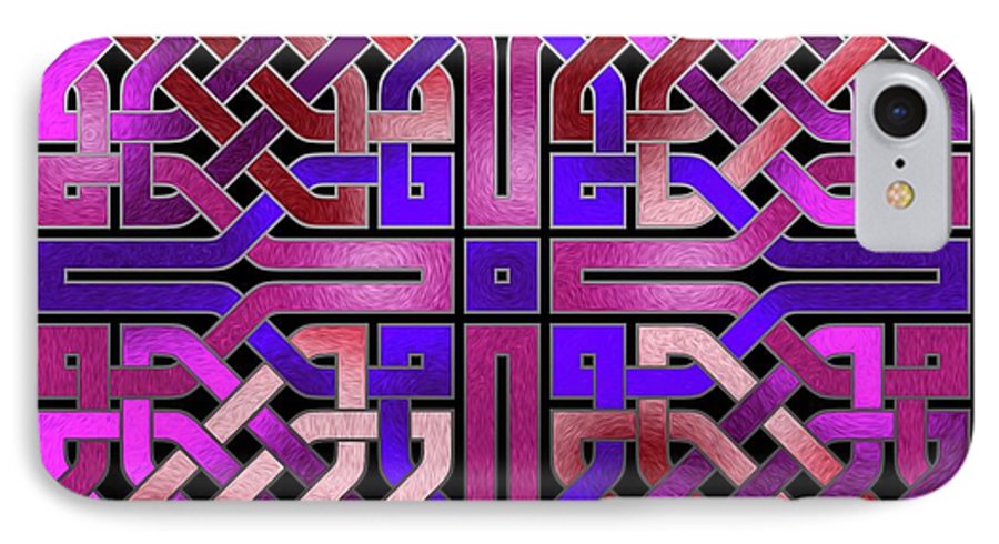 Pink Celtic Knot Square - Phone Case