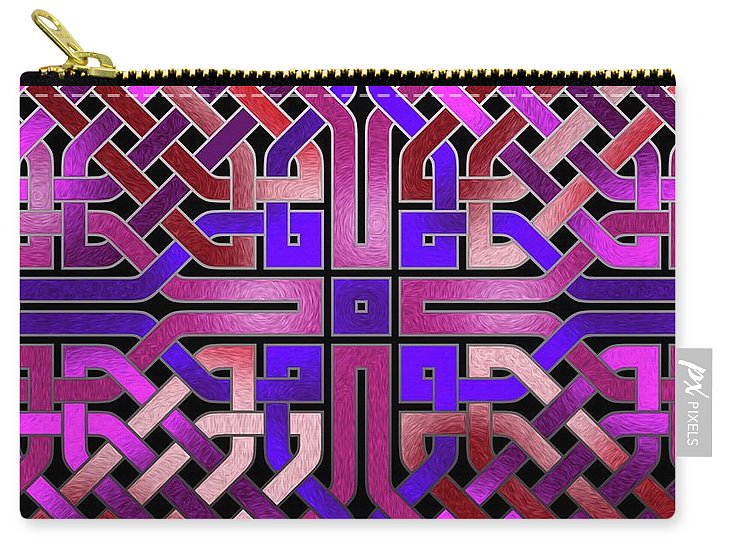 Pink Celtic Knot Square - Carry-All Pouch