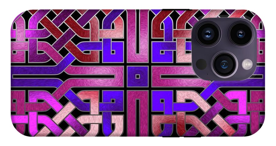 Pink Celtic Knot Square - Phone Case