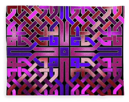 Pink Celtic Knot Square - Blanket