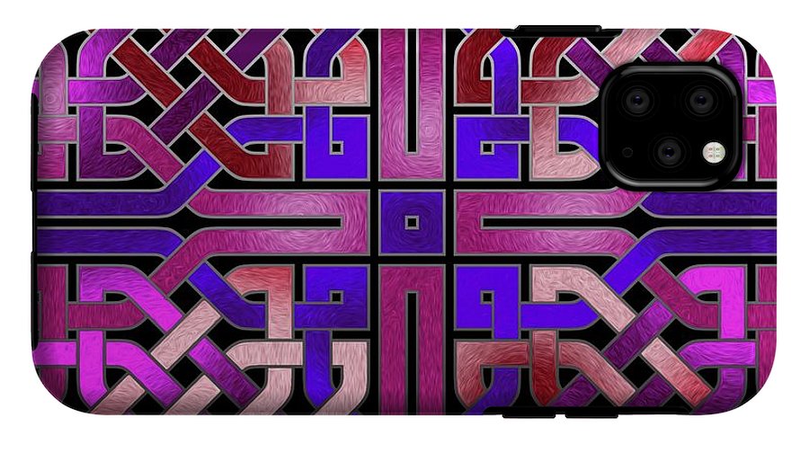Pink Celtic Knot Square - Phone Case