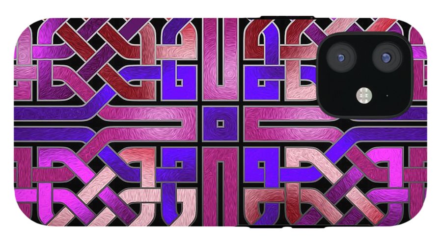 Pink Celtic Knot Square - Phone Case