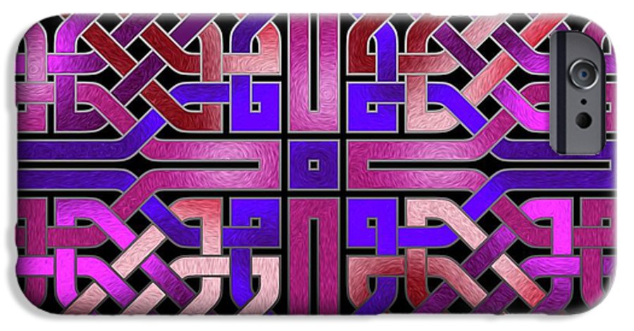 Pink Celtic Knot Square - Phone Case