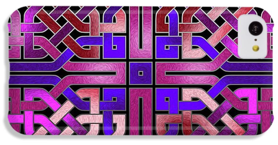 Pink Celtic Knot Square - Phone Case