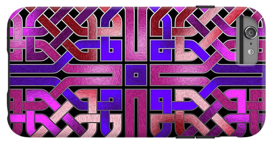 Pink Celtic Knot Square - Phone Case