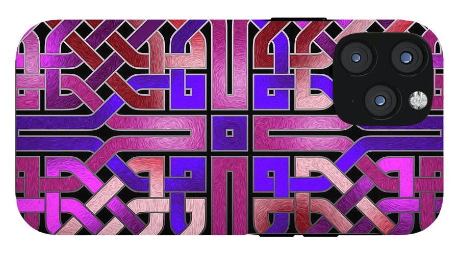 Pink Celtic Knot Square - Phone Case