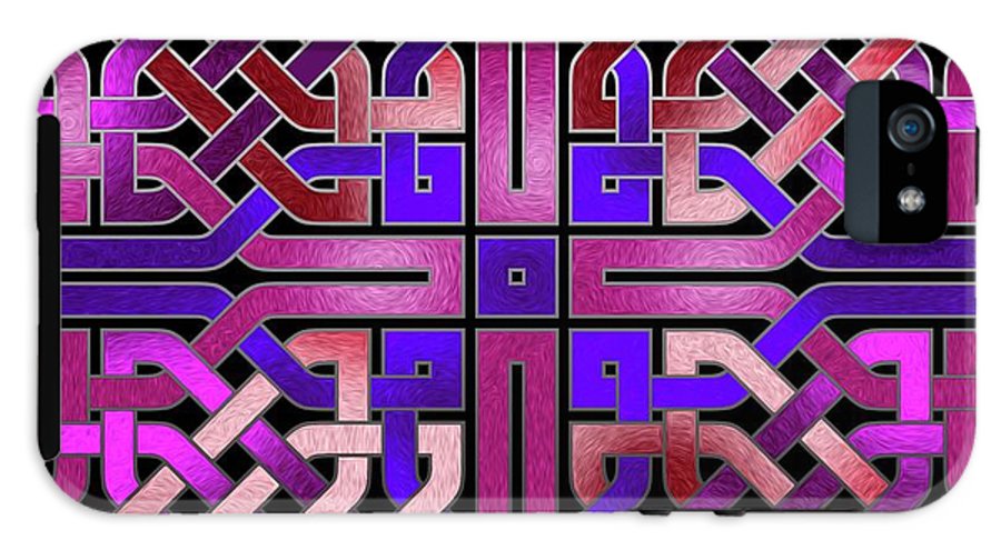 Pink Celtic Knot Square - Phone Case
