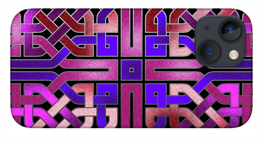 Pink Celtic Knot Square - Phone Case