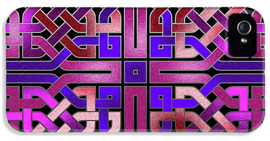 Pink Celtic Knot Square - Phone Case
