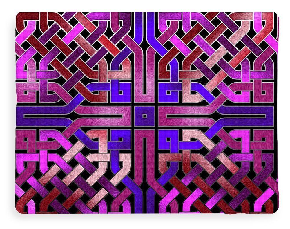 Pink Celtic Knot Square - Blanket