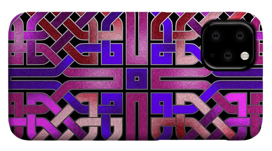 Pink Celtic Knot Square - Phone Case