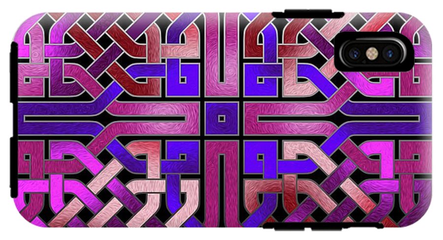 Pink Celtic Knot Square - Phone Case