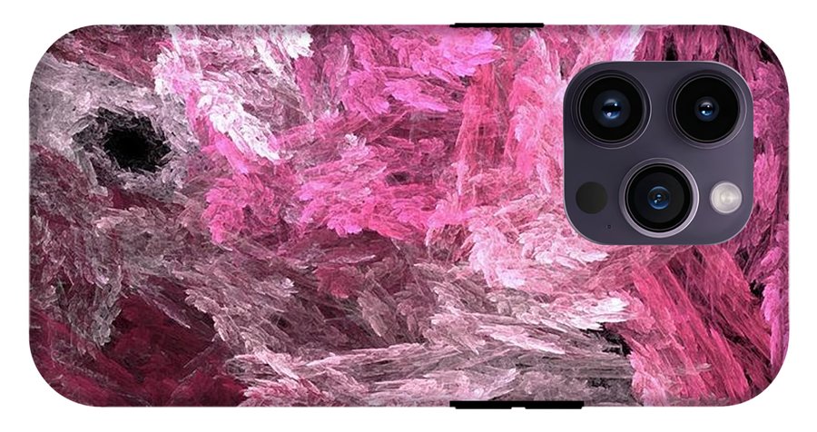 Pink Crystal Fractal - Phone Case