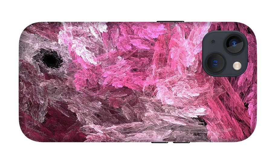 Pink Crystal Fractal - Phone Case