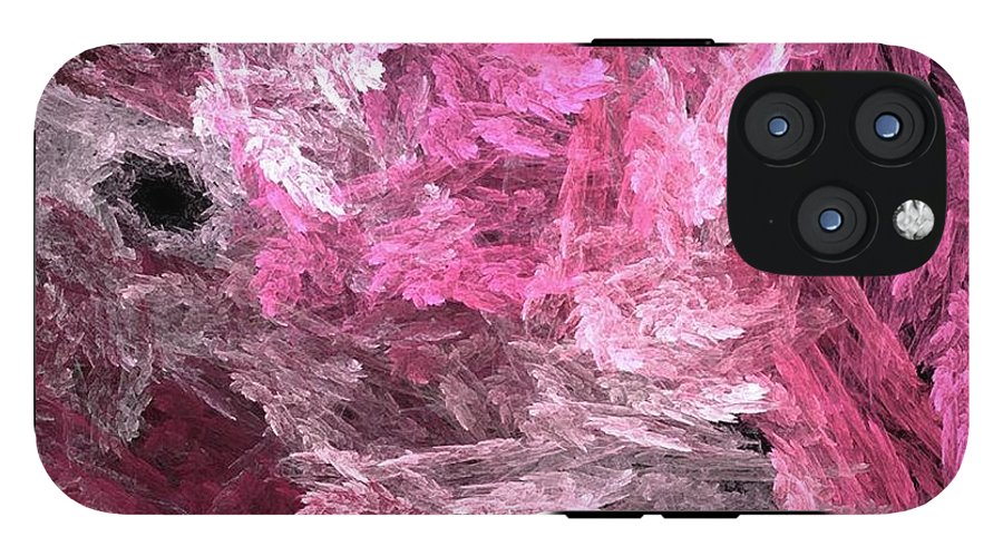 Pink Crystal Fractal - Phone Case