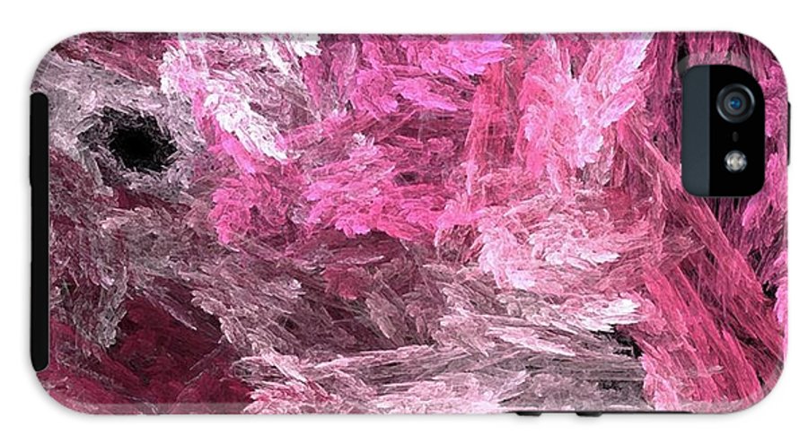 Pink Crystal Fractal - Phone Case