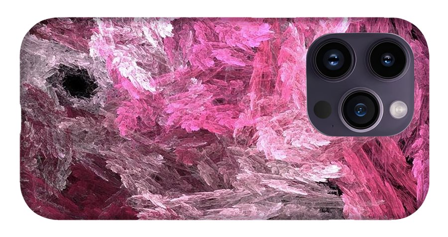 Pink Crystal Fractal - Phone Case