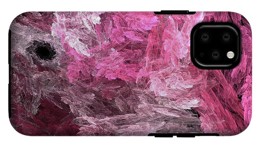 Pink Crystal Fractal - Phone Case