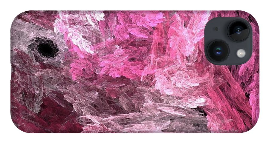 Pink Crystal Fractal - Phone Case