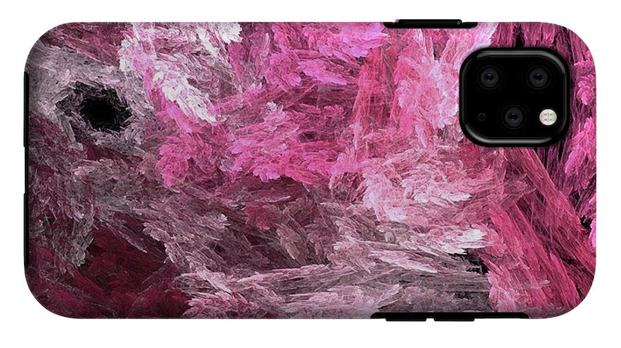 Pink Crystal Fractal - Phone Case