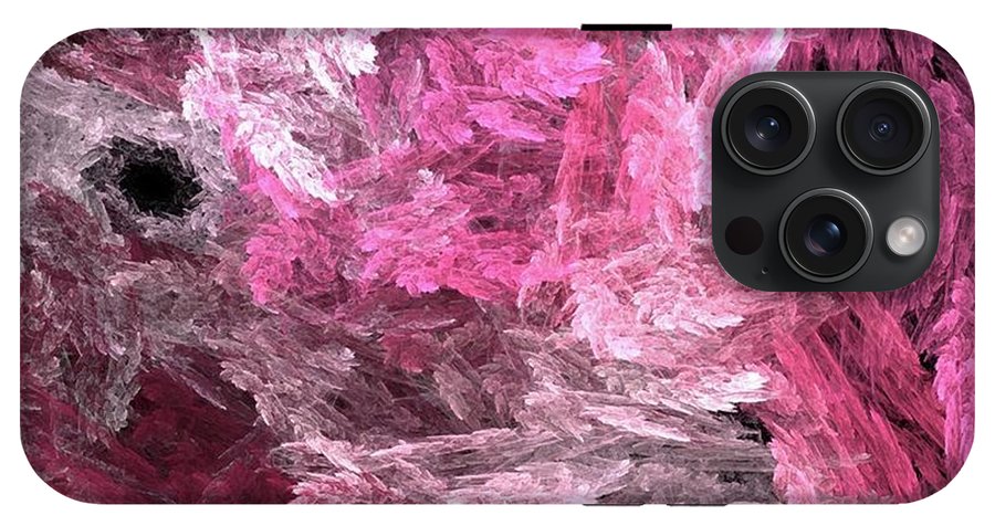 Pink Crystal Fractal - Phone Case