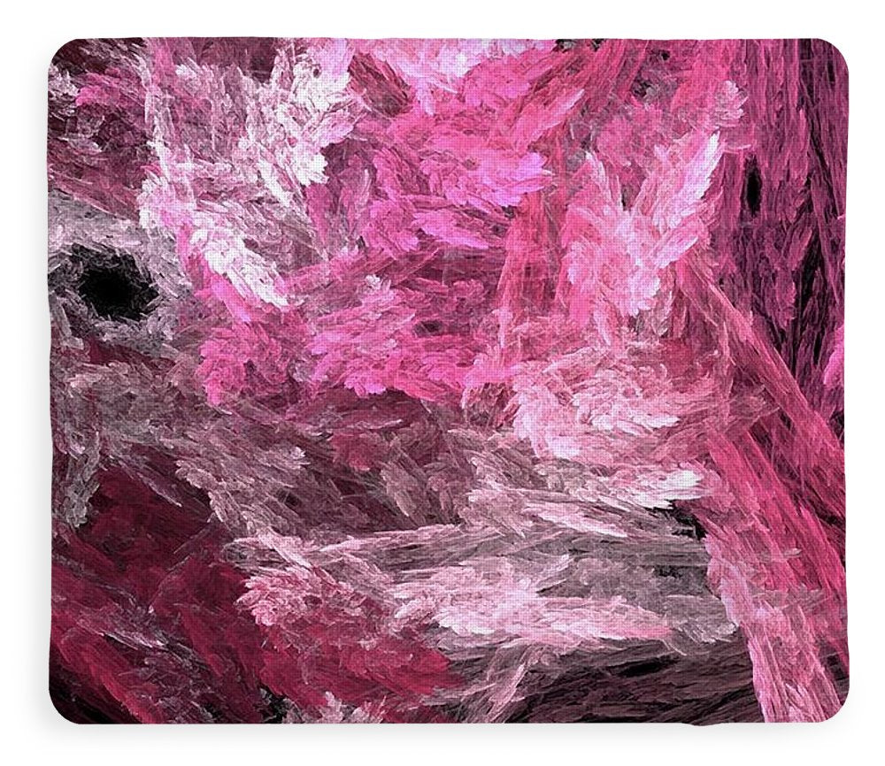 Pink Crystal Fractal - Blanket