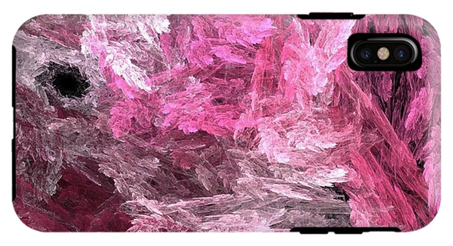 Pink Crystal Fractal - Phone Case
