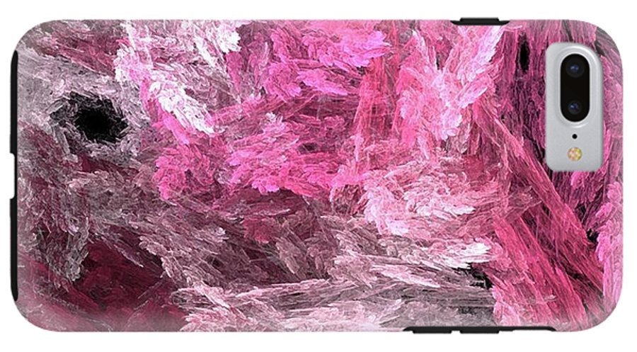 Pink Crystal Fractal - Phone Case