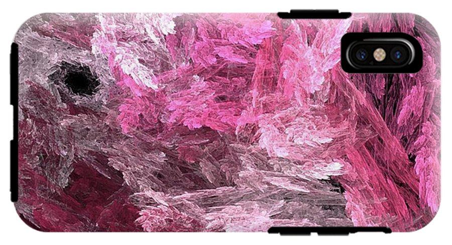 Pink Crystal Fractal - Phone Case