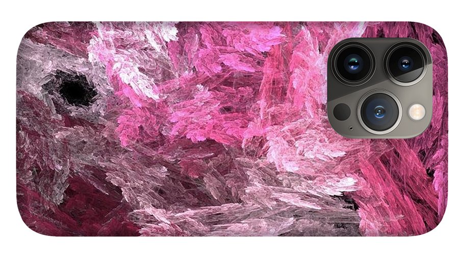 Pink Crystal Fractal - Phone Case