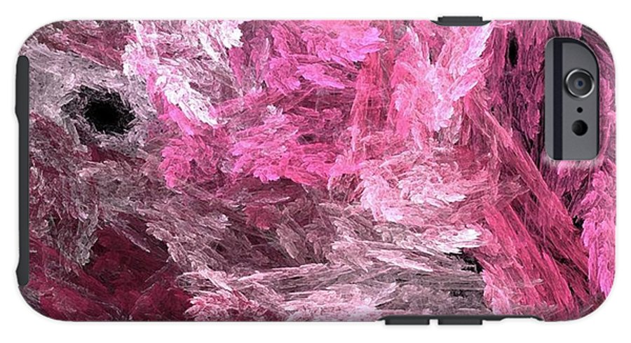 Pink Crystal Fractal - Phone Case